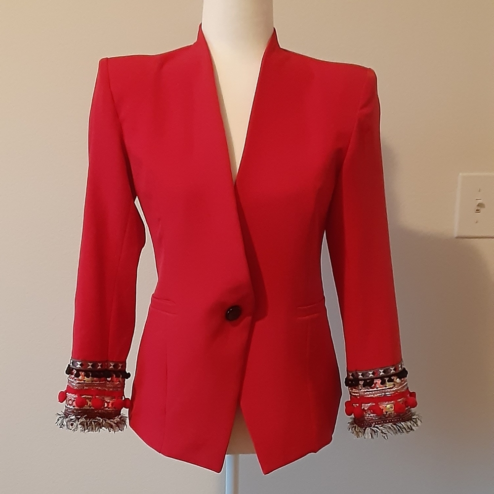 Red blazer